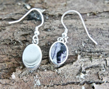 Load image into Gallery viewer, Blue John Oval Drop Earrings