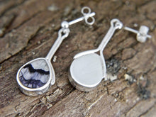 Load image into Gallery viewer, Blue John Pear Shape Drop Earrings