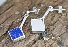 Load image into Gallery viewer, Lapis Lazuli Dangle Drop Earrings