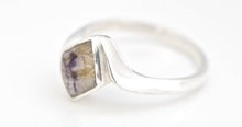 Load image into Gallery viewer, Blue John Diamond Shape Silver Ring