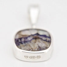 Load image into Gallery viewer, Blue John Rounded Square Pendant