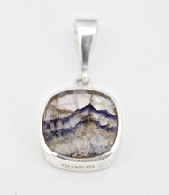 Load image into Gallery viewer, Blue John Rounded Square Pendant