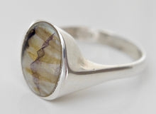 Load image into Gallery viewer, Blue John Oval Silver Ring