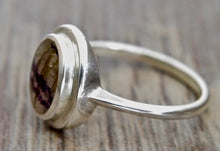 Load image into Gallery viewer, Blue John Silver Ring Oval Design