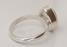 Load image into Gallery viewer, Goldstone Silver Ring Peardrop Design