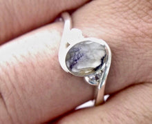 Load image into Gallery viewer, Blue John & Cubic Zirconia Ring