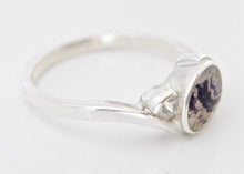 Load image into Gallery viewer, Blue John & Cubic Zirconia Silver Ring