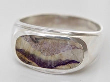 Load image into Gallery viewer, Blue John Mens Silver Ring
