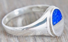 Load image into Gallery viewer, Lapis Lazuli Silver Ring with Lapis Lazuli