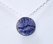 Load image into Gallery viewer, Blue John Round Pendant 12mm