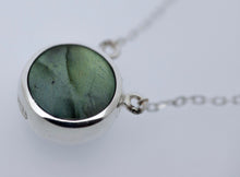 Load image into Gallery viewer, Labradorite & Jet Double Sided Pendant