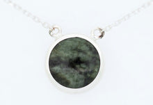 Load image into Gallery viewer, Connemara Marble & Jet Double Sided Pendant