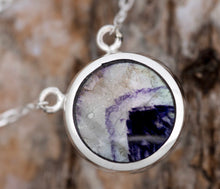 Load image into Gallery viewer, Blue John & Labradorite Double Sided Pendant