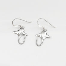 Load image into Gallery viewer, Stingray Earrings in Sterling Silver