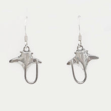 Load image into Gallery viewer, Stingray Earrings in Sterling Silver