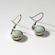 Load image into Gallery viewer, Opalite Earrings Handmade Silver Drop Earrings