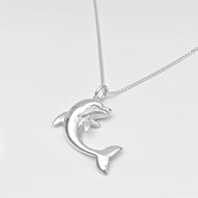 Load image into Gallery viewer, Dolphin Pendant in Sterling Silver