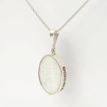 Load image into Gallery viewer, Opalite and Blue John Reversible Pendant Oval