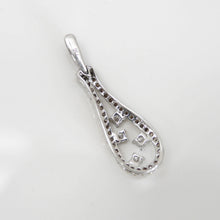 Load image into Gallery viewer, 18ct White Gold Pendant with .65ct White &amp; Cognac Diamonds