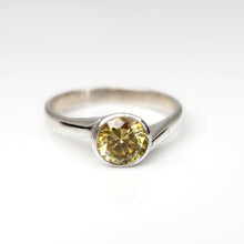Load image into Gallery viewer, Cubic Zirconia Ring in Sterling Silver
