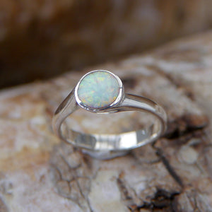 Opalite Ring in Sterling Silver