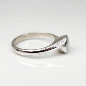 Mother Of Pearl Ring in Sterling Silver
