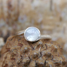 Load image into Gallery viewer, Mother Of Pearl Ring in Sterling Silver
