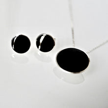 Load image into Gallery viewer, Whitby Jet Pendant and Earrings Gift Set