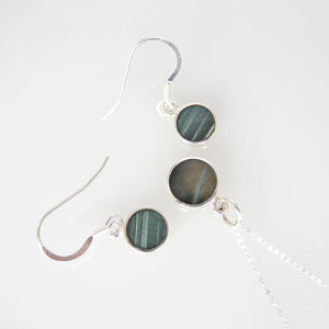 Labradorite Pendant and Drop Earrings Gift Set