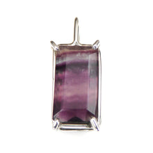 Load image into Gallery viewer, Fluorite Pendant in Sterling Silver - Large 13.85ct Fluorite Stone