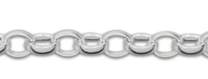 Sterling Silver Belcher Chain 26 inch