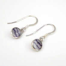 Load image into Gallery viewer, Blue John Earrings Handmade Silver Drop Earrings