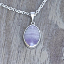 Load image into Gallery viewer, silver amethyst pendant handmade in the UK