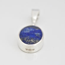 Load image into Gallery viewer, lapis lazuli silver pendant handmade in the UK