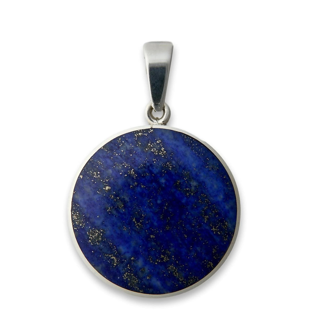 lapis and labradorite double sided pendant by my handmade jewellery