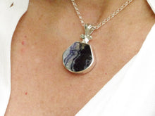 Load image into Gallery viewer, Handmade Blue John Pendant in Sterling Silver by May Handmade Jewellery