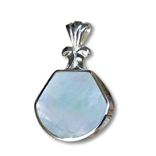 Load image into Gallery viewer, Handmade Mother of Pearl Hallmarked Silver Pendant 