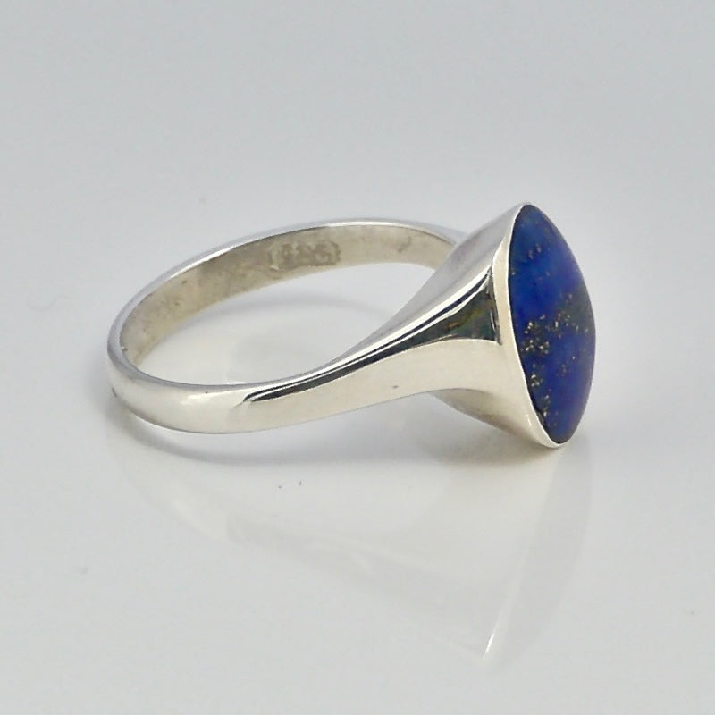 lapis lazuli silver ring by my handmade jewellery