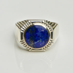 Lapis Lazuli Signature Mens Ring