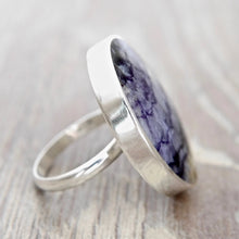 Load image into Gallery viewer, Blue John Ring Oval Design