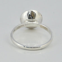 Load image into Gallery viewer, back of round silver ring by my handmade jewellery