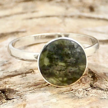 Load image into Gallery viewer, connemara marble ring in silver