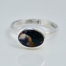 Load image into Gallery viewer, blue john sterling silver ring by my handmade jewellery