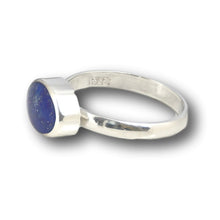 Load image into Gallery viewer, lapis lazuli oval silver ring