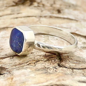 lapis lazuli silver ring