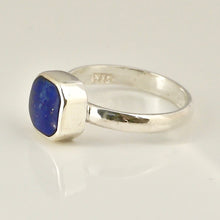Load image into Gallery viewer, lapis lazuli 925 silver ring