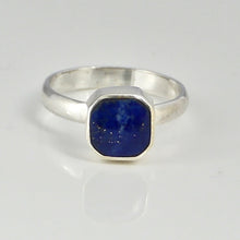 Load image into Gallery viewer, lapis lazuli sterling silver ring