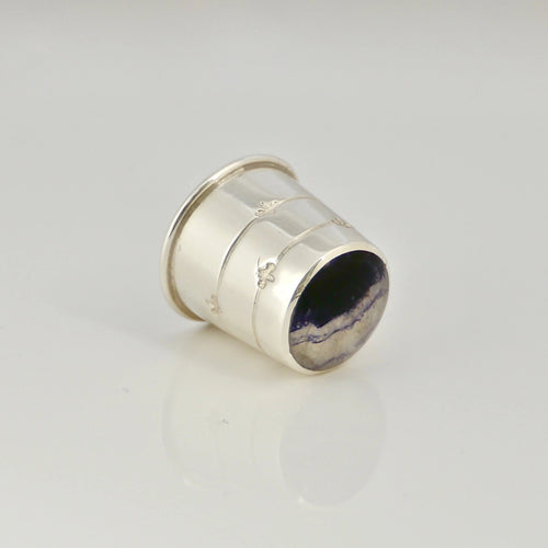 Blue John Silver Thimble