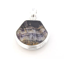 Load image into Gallery viewer, Blue John &amp; Labradorite Double Sided Pendant