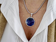 Load image into Gallery viewer, Sodalite &amp; Fluorite Double Sided Pendant
